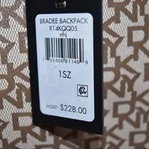Dkny | Bags | 228 New Dkny Brown Monogram Logo Bradee  display picture 2